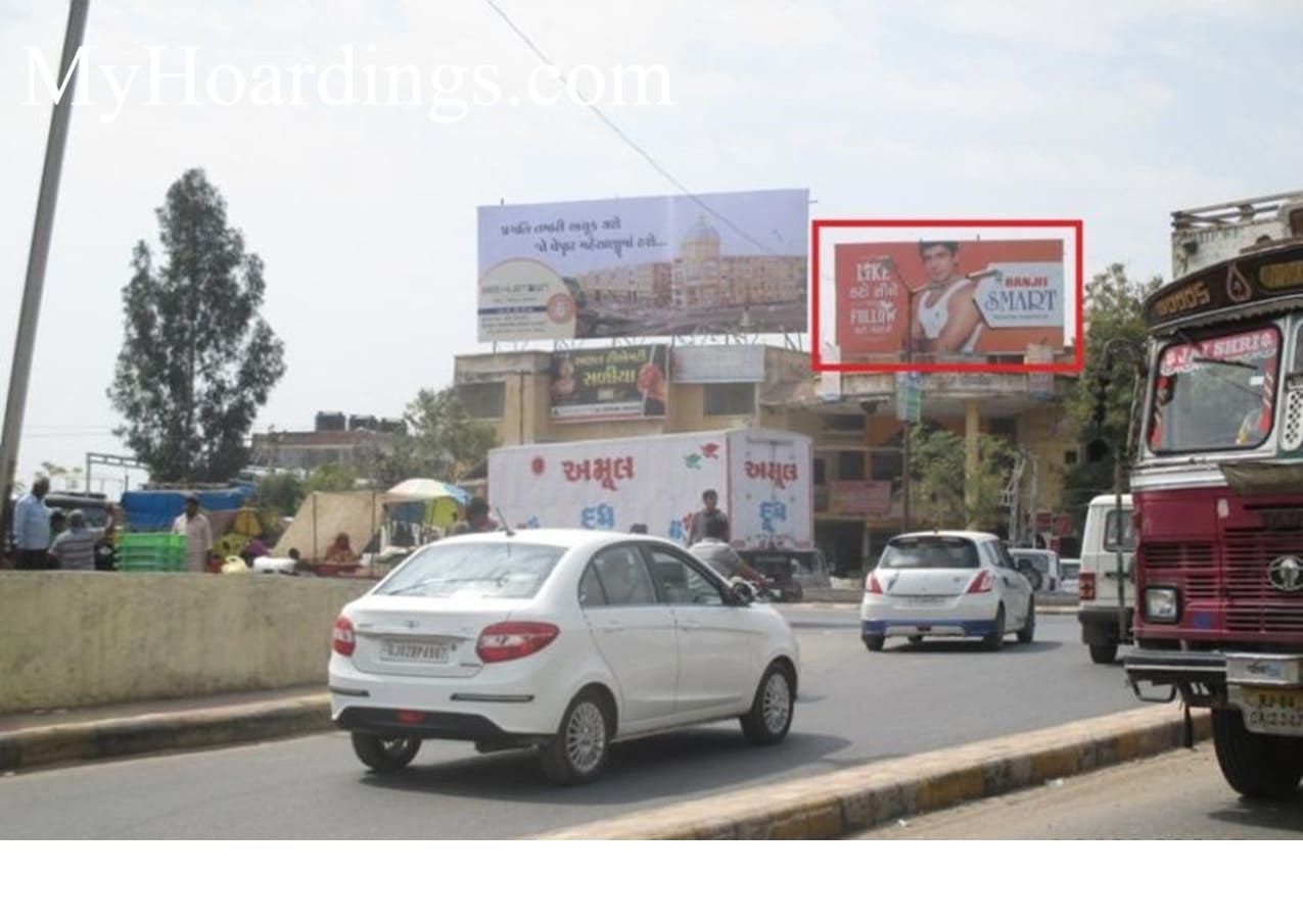 Hoardings Advertising Company in Bus Stand Circle in Unjha